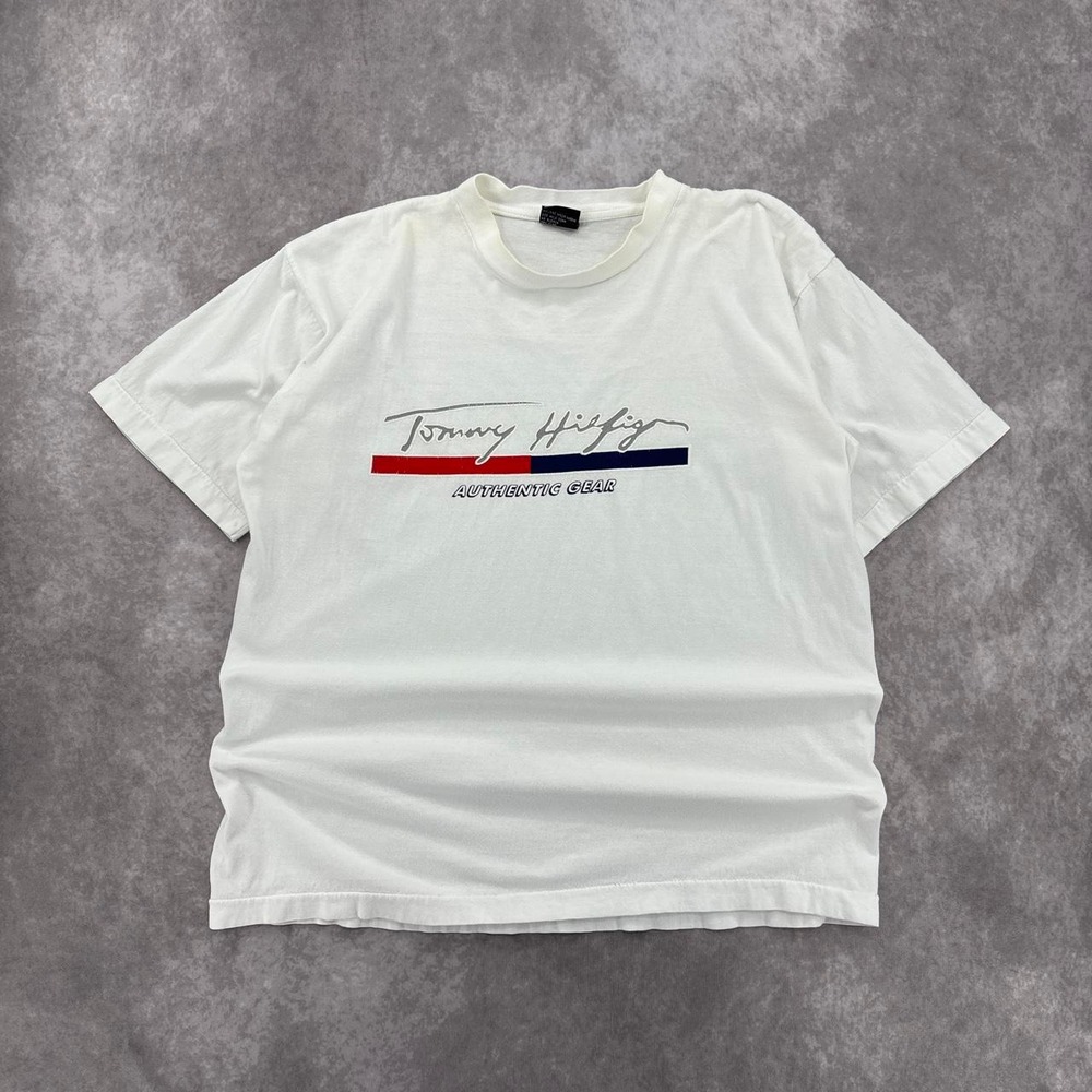 Vintage Tommy Hilfiger Authentic Gear Graphic Tee